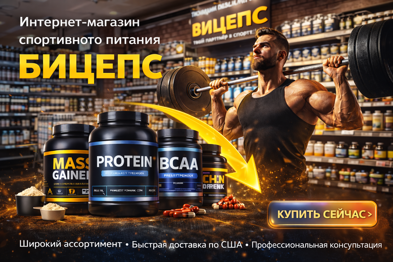 Спортивное питание Бицепс